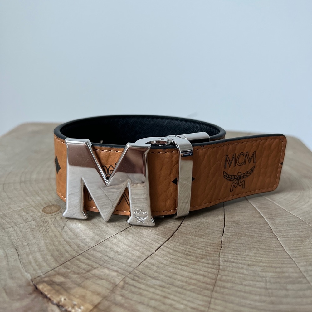 MCM Belt Buckle Silver Hardware